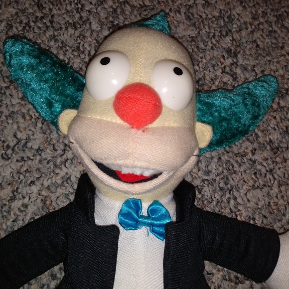 Krusty the Clown Simpsons Plush - Picture 2 of 4